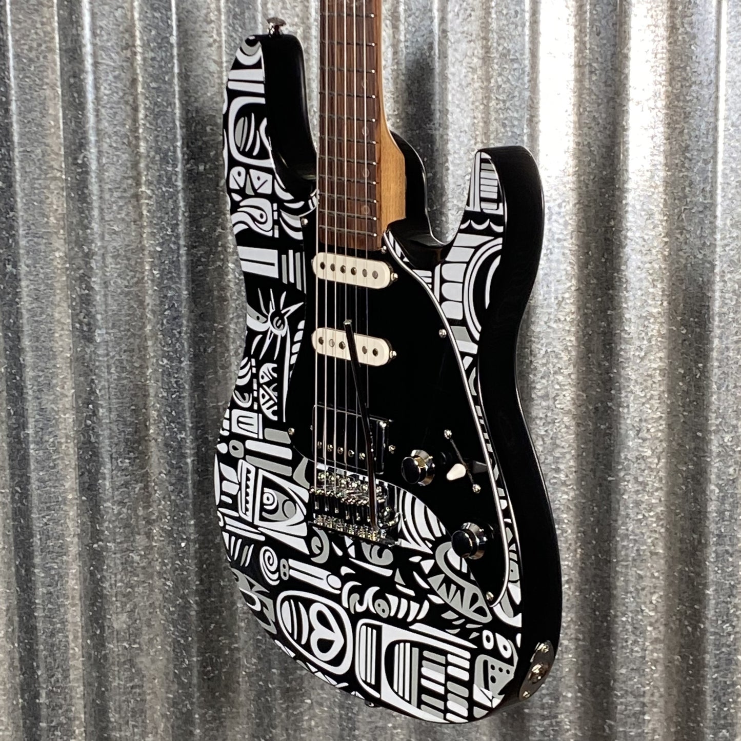 Westcreek Guitars JX-20 HSS Strat Style Native Black White #0226 Used