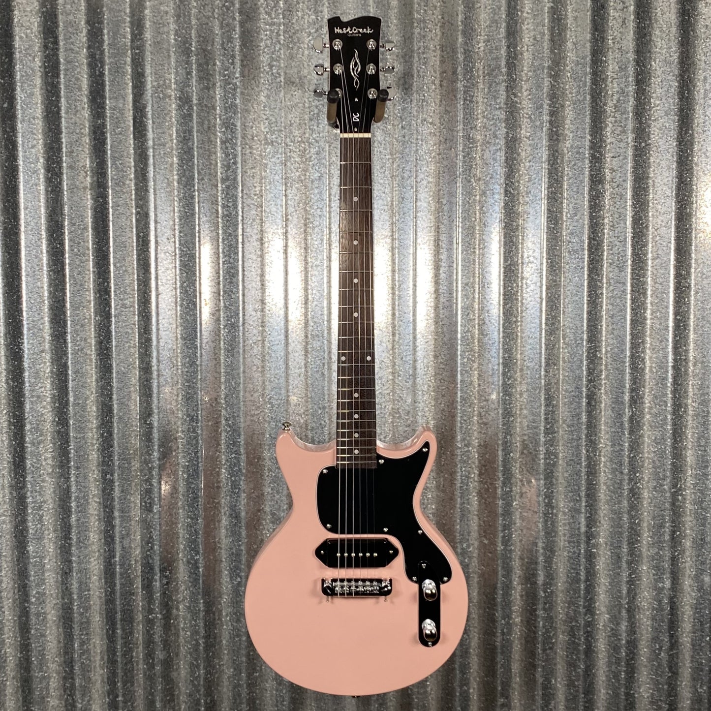 Westcreek Guitars DC LP Jr Style Double Cutaway Pastel Pink #0162 Used