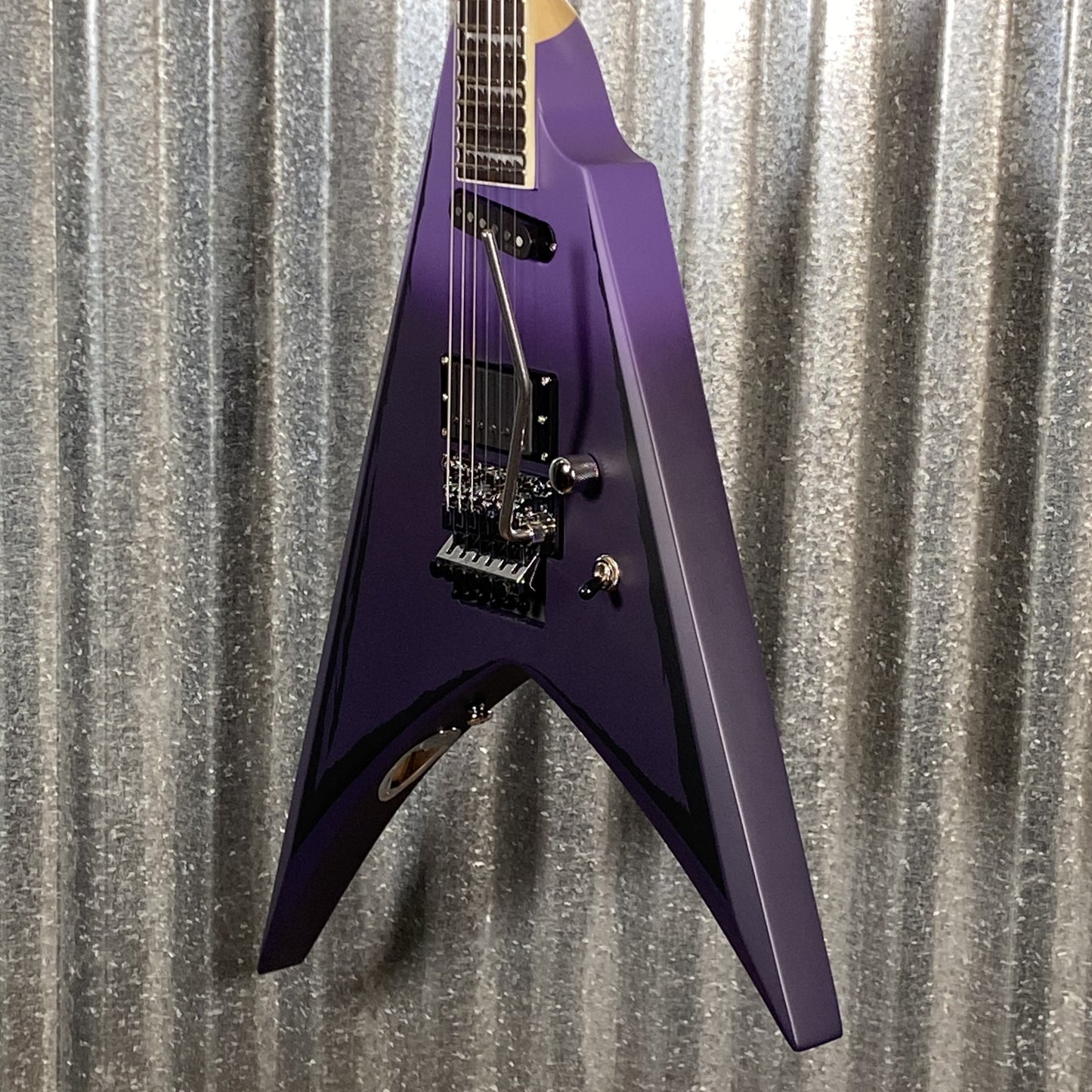 ESP LTD Alexi Laiho Ripped Sawtooth Arrow Purple Fade Satin Guitar & Case ALEXIRIPPED #3502 Used