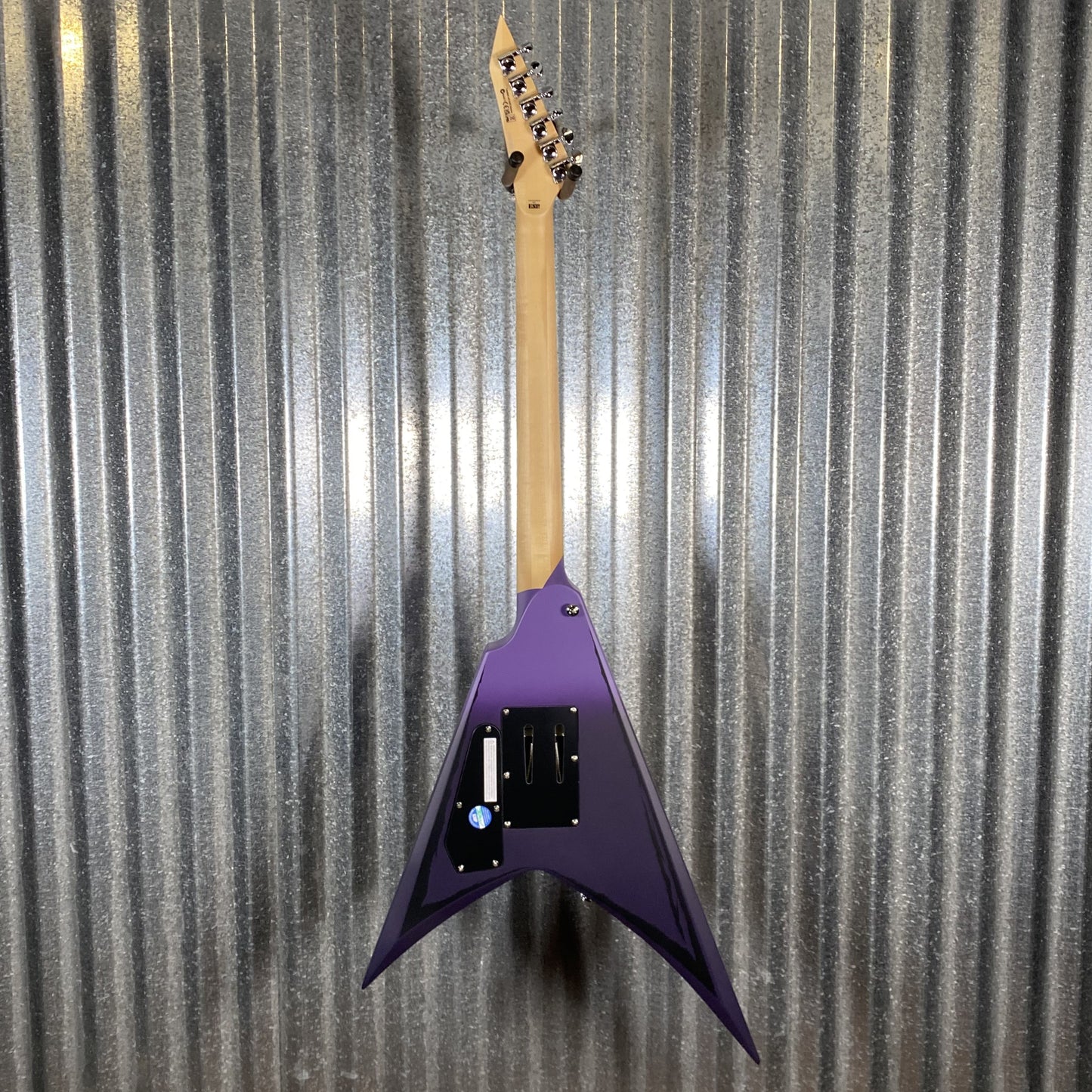 ESP LTD Alexi Laiho Ripped Sawtooth Arrow Purple Fade Satin Guitar & Case ALEXIRIPPED #3502 Used