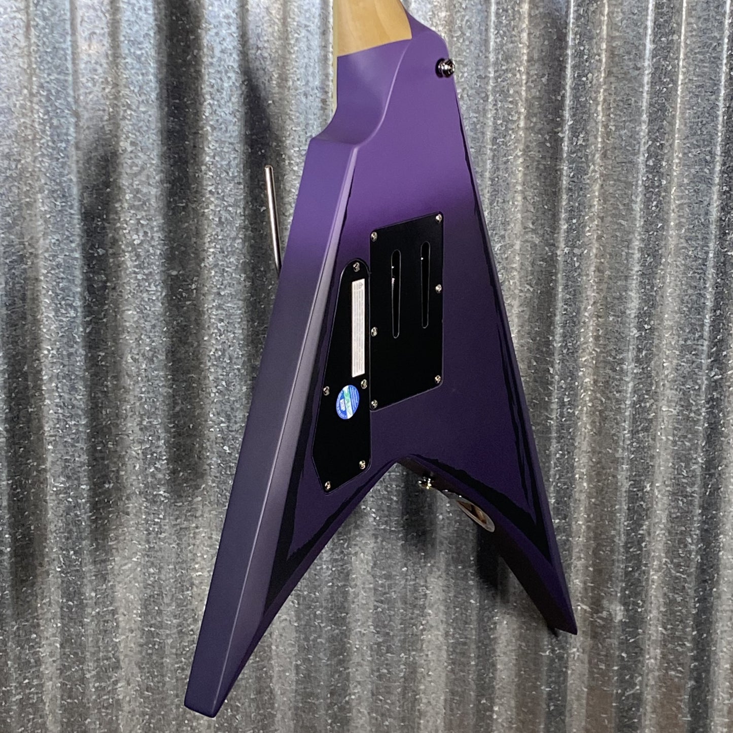 ESP LTD Alexi Laiho Ripped Sawtooth Arrow Purple Fade Satin Guitar & Case ALEXIRIPPED #3502 Used