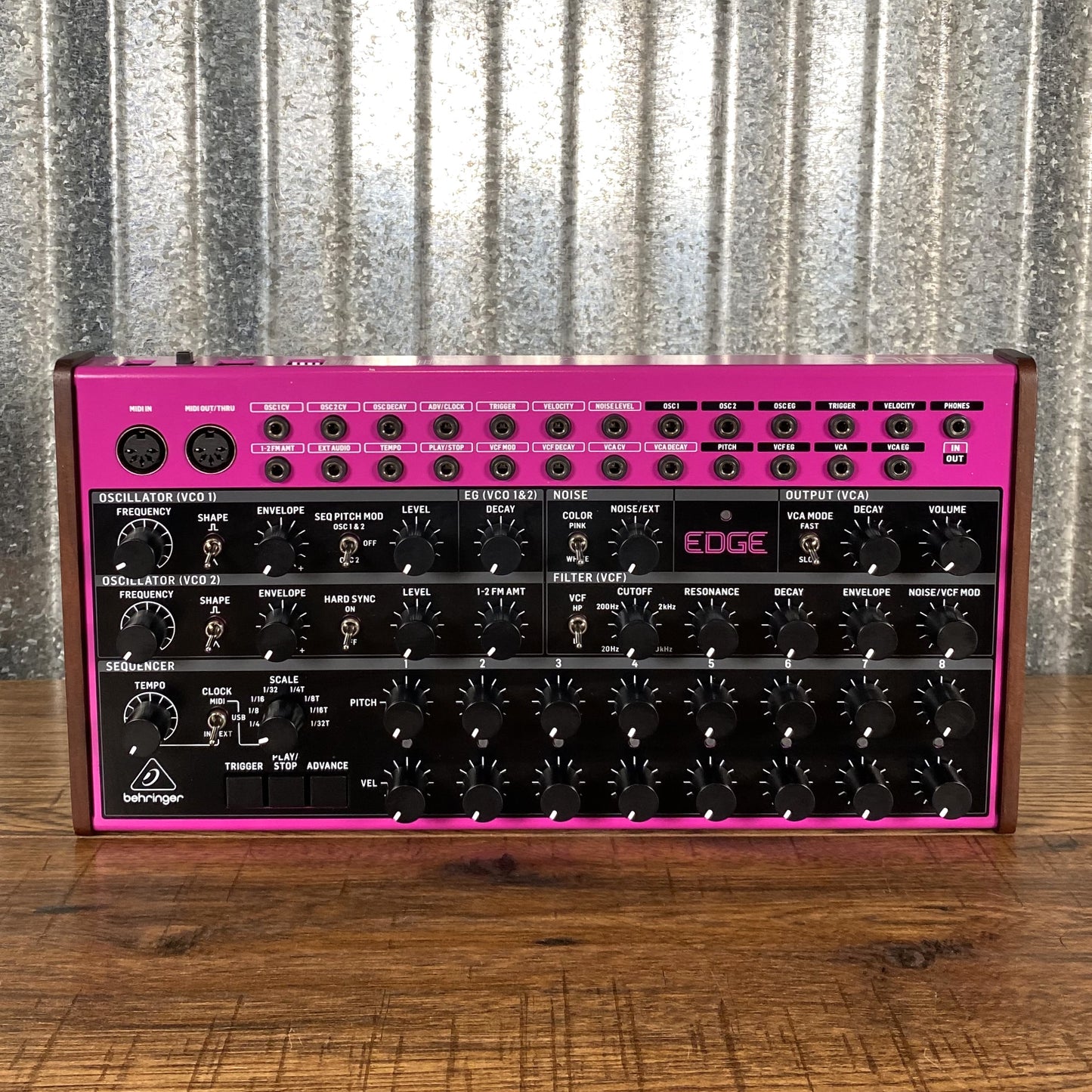 Behringer Edge Semi Modular Analog Percussion Desktop Synthesizer Drum Machine Used