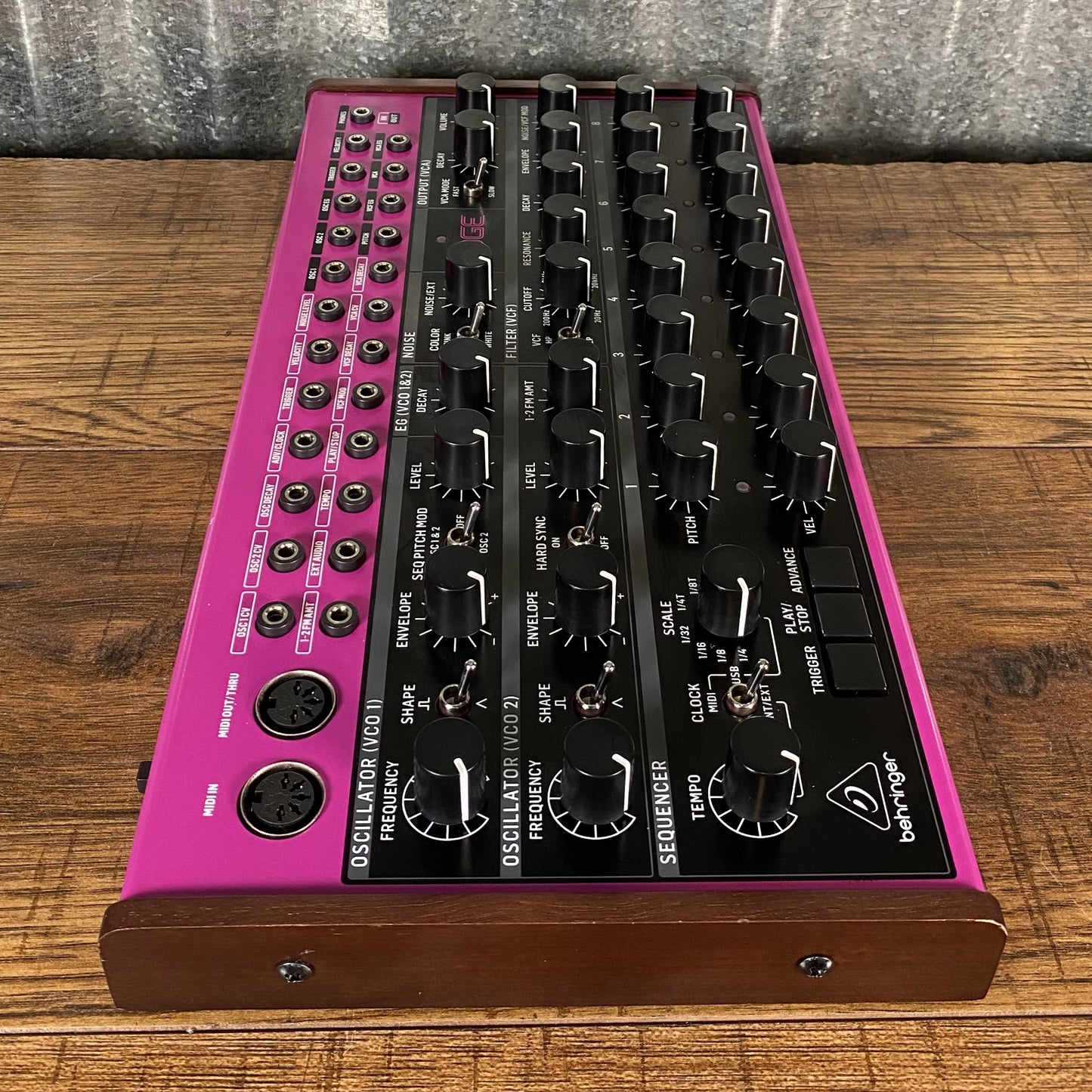 Behringer Edge Semi Modular Analog Percussion Desktop Synthesizer Drum Machine Used