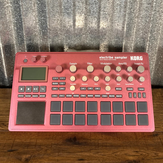 Korg Electribe 2s Red Sampler Sequencer Electribe2srd Used
