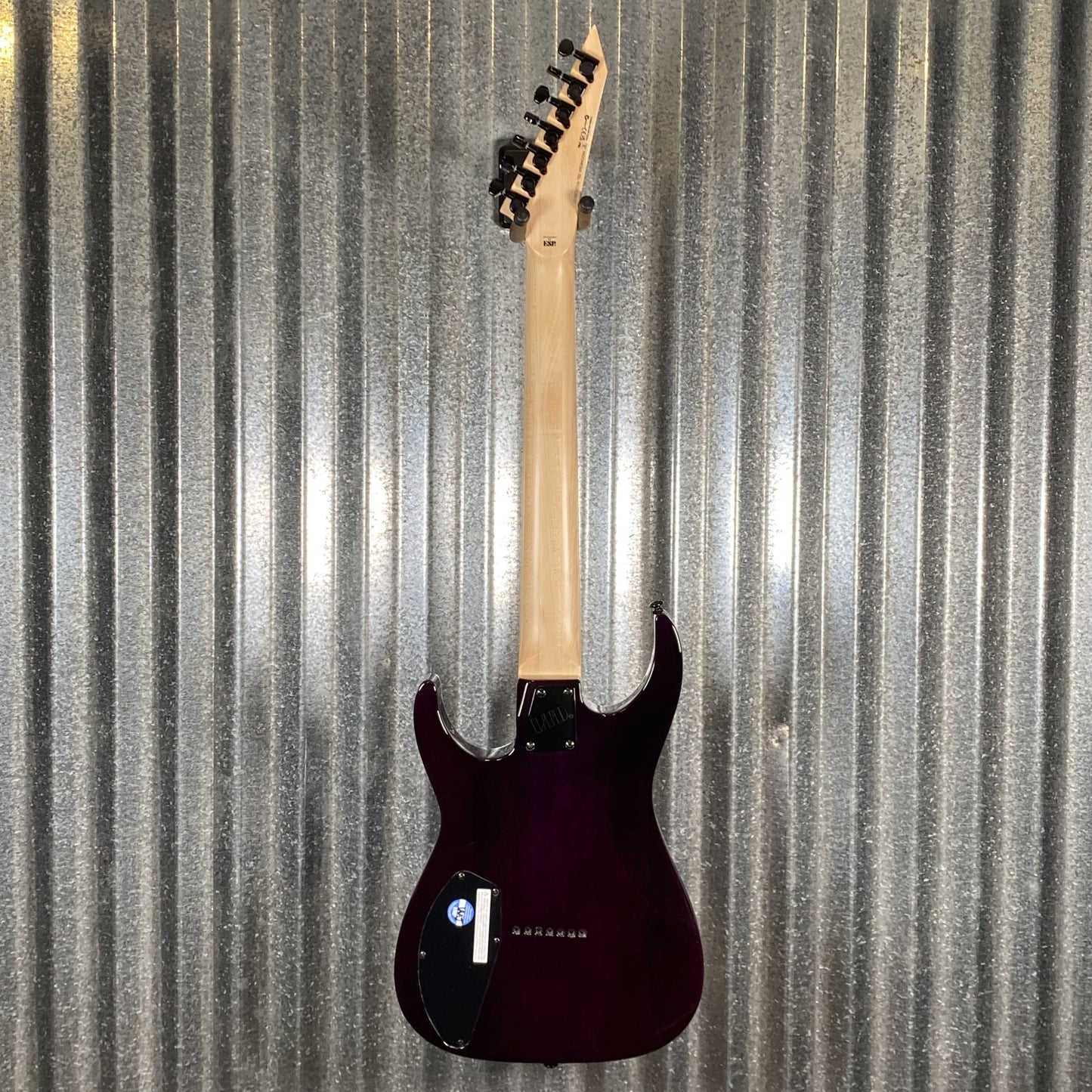 ESP LTD SH-207 Brian "Head" Welch Flame See Thru Purple 7 String Guitar LSH207FMSTP #0157 Used
