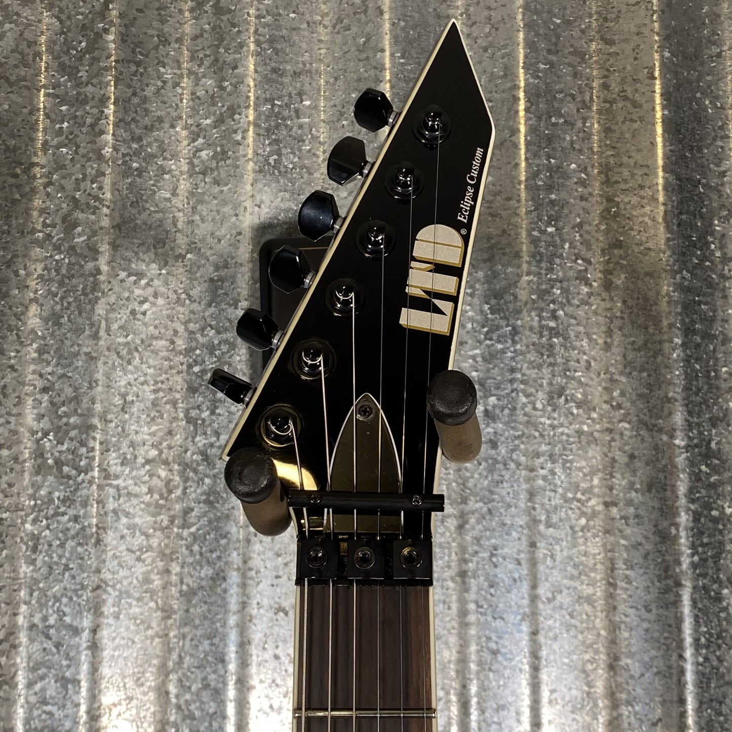 ESP LTD Eclipse '87 Seymour Duncan Floyd Rose Black Guitar LECLIPSE87BLK #1109 Used