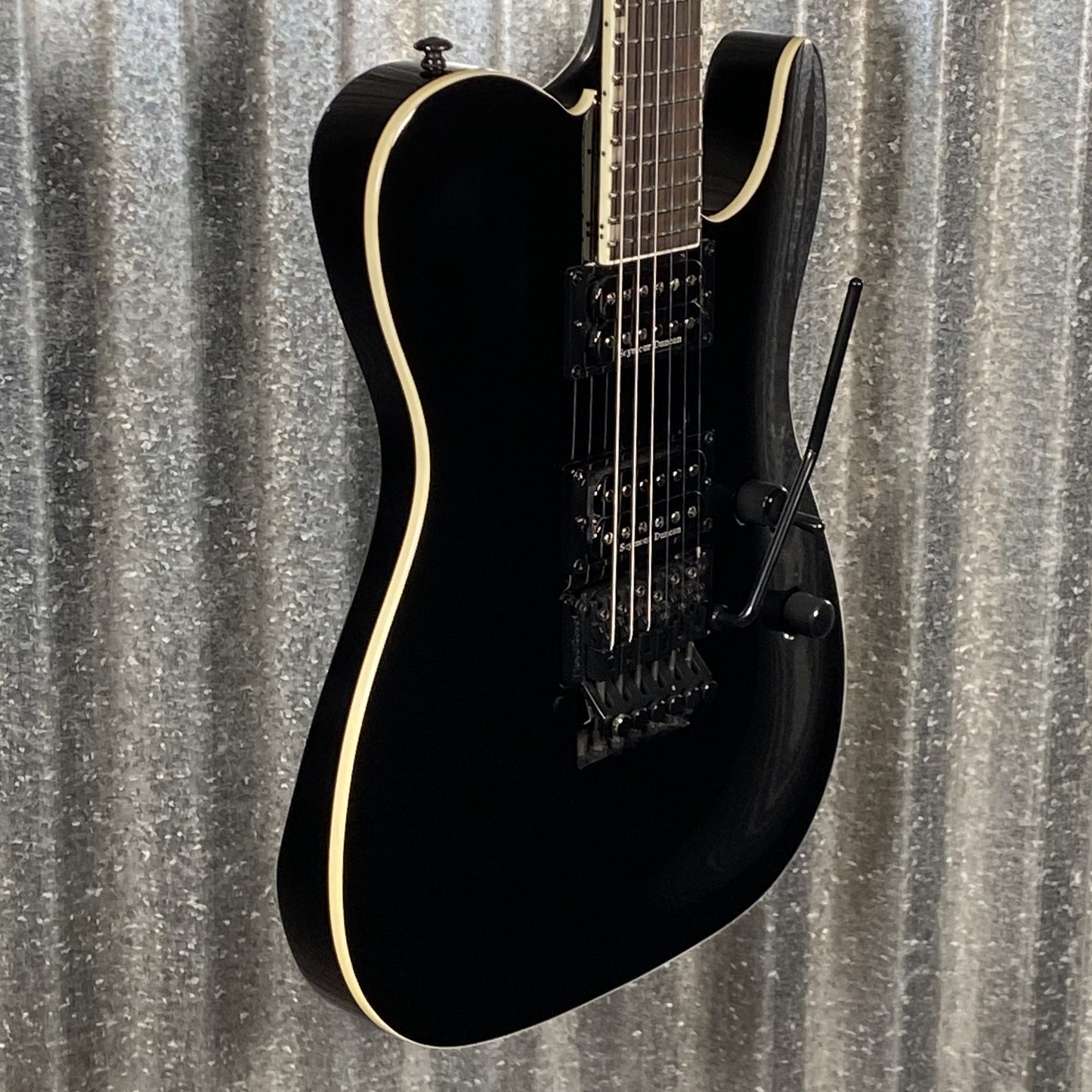 ESP LTD Eclipse '87 Seymour Duncan Floyd Rose Black Guitar LECLIPSE87BLK #1109 Used