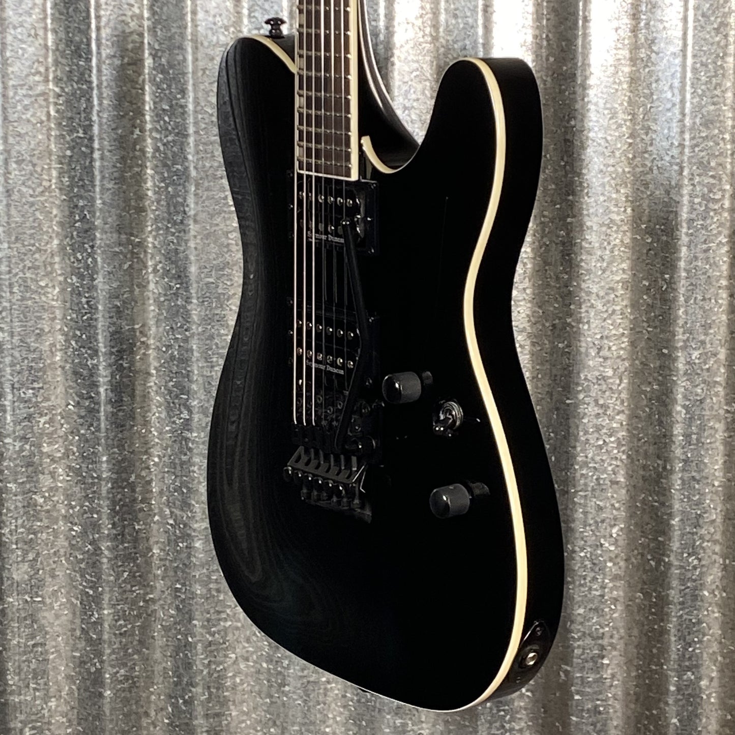 ESP LTD Eclipse '87 Seymour Duncan Floyd Rose Black Guitar LECLIPSE87BLK #1109 Used