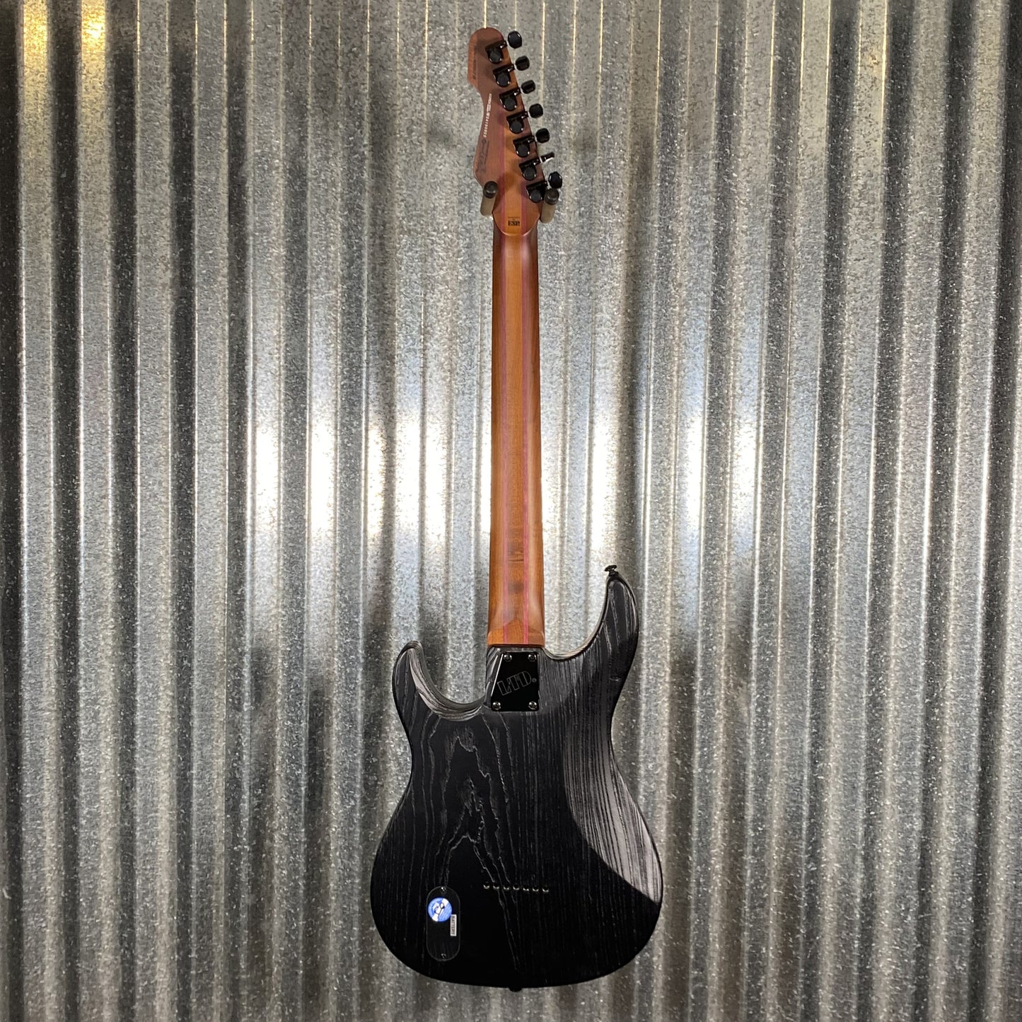 ESP LTD SN-1007B Hard Tail Black Blast Baritone Guitar LSN1007BHTBLKBLAST #0922 Used