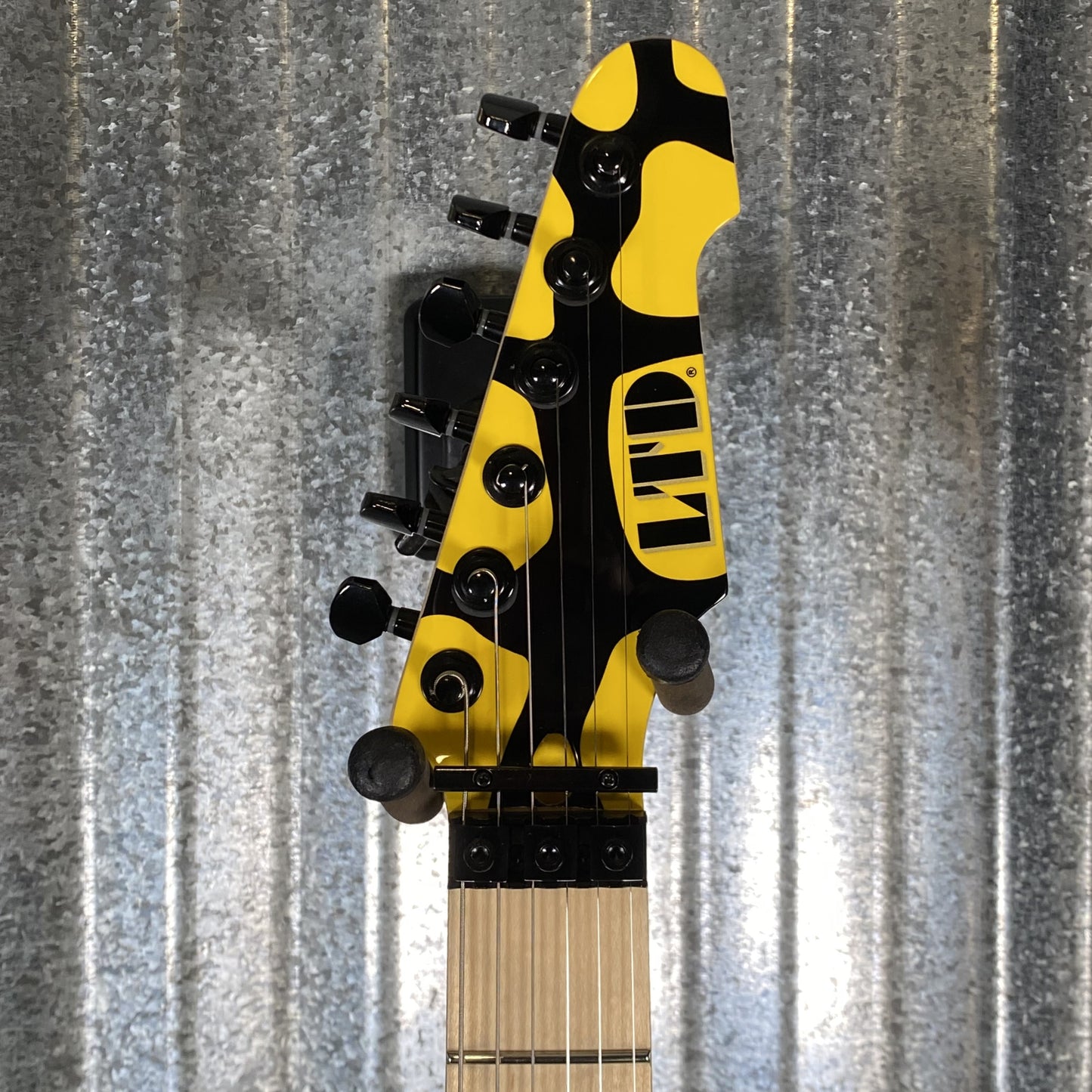 ESP LTD GL-200MT George Lynch Yellow Tiger Stripe Graphic Guitar LGL200MT #0075 Used