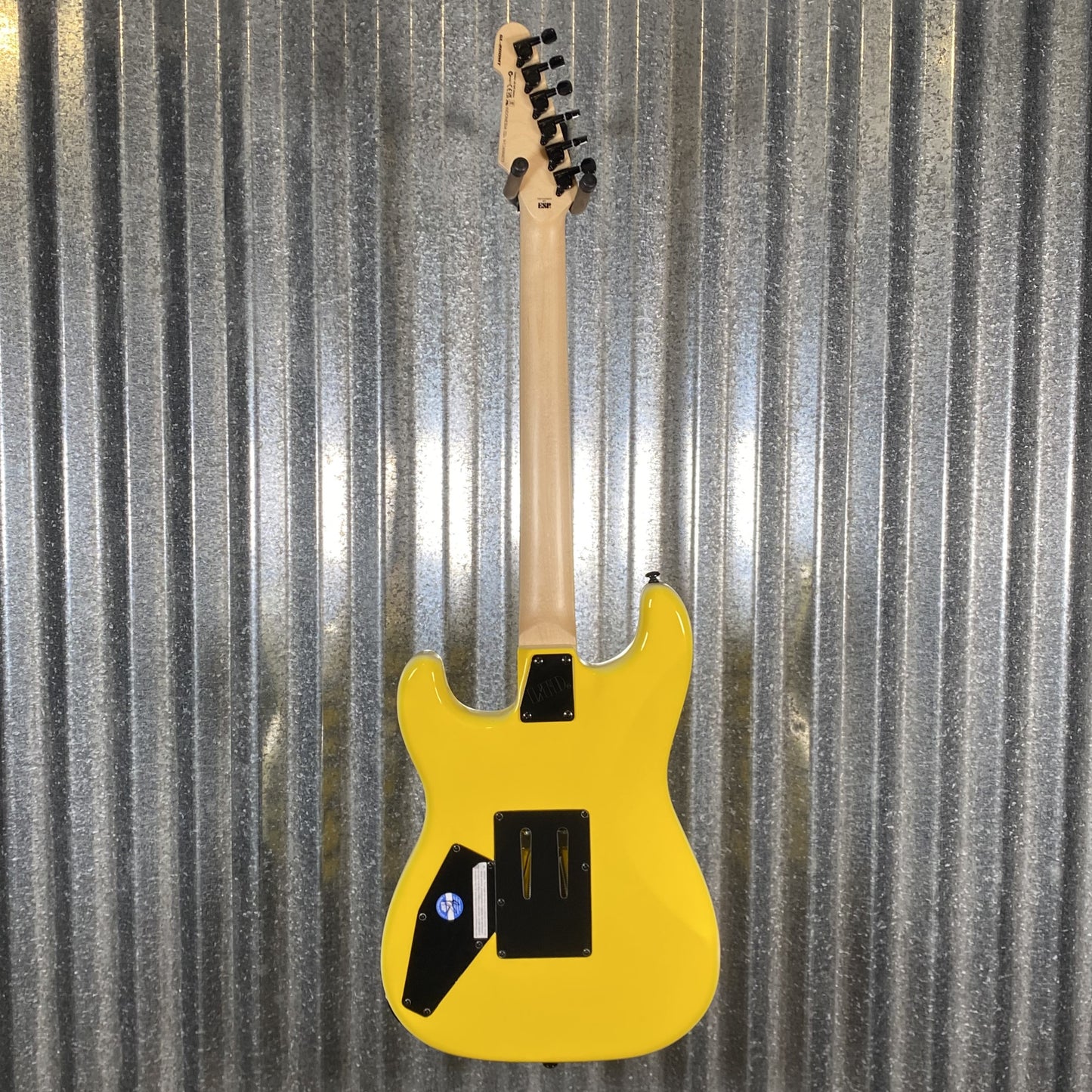 ESP LTD GL-200MT George Lynch Yellow Tiger Stripe Graphic Guitar LGL200MT #0075 Used