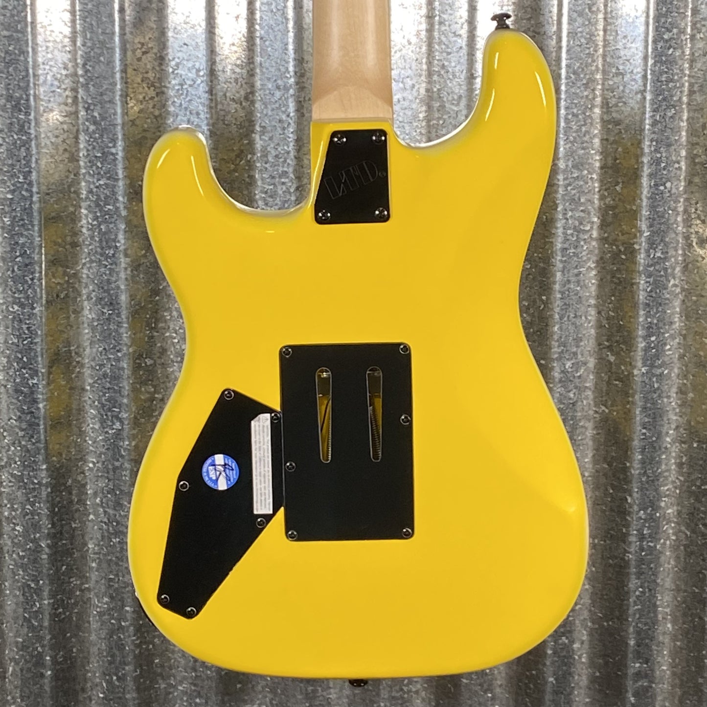 ESP LTD GL-200MT George Lynch Yellow Tiger Stripe Graphic Guitar LGL200MT #0075 Used