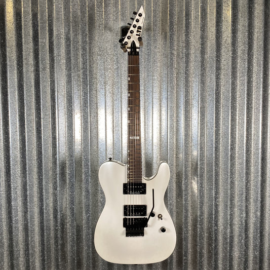 ESP LTD Eclipse '87 Seymour Duncan Floyd Rose Pearl White Guitar LECLIPSE87PW #2020 Used