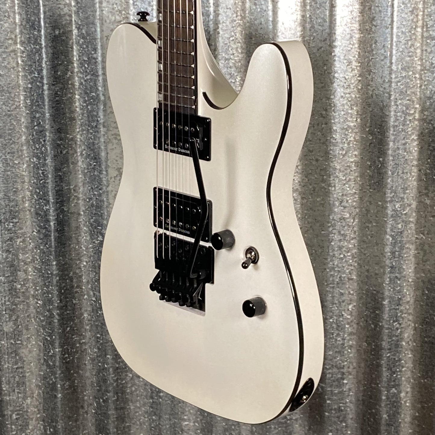 ESP LTD Eclipse '87 Seymour Duncan Floyd Rose Pearl White Guitar LECLIPSE87PW #2020 Used