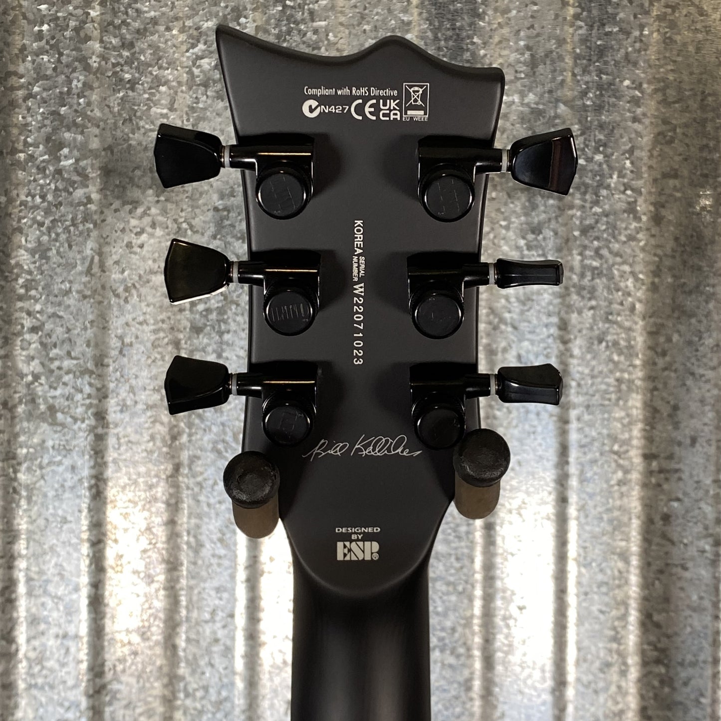 ESP LTD BK-600 Bill Kelliher Military Green Sunburst Satin Seymour Duncan Guitar & Case LBK600MGSBSD #1023 Used