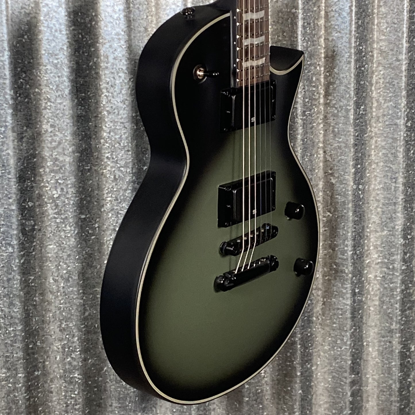 ESP LTD BK-600 Bill Kelliher Military Green Sunburst Satin Seymour Duncan Guitar & Case LBK600MGSBSD #1023 Used
