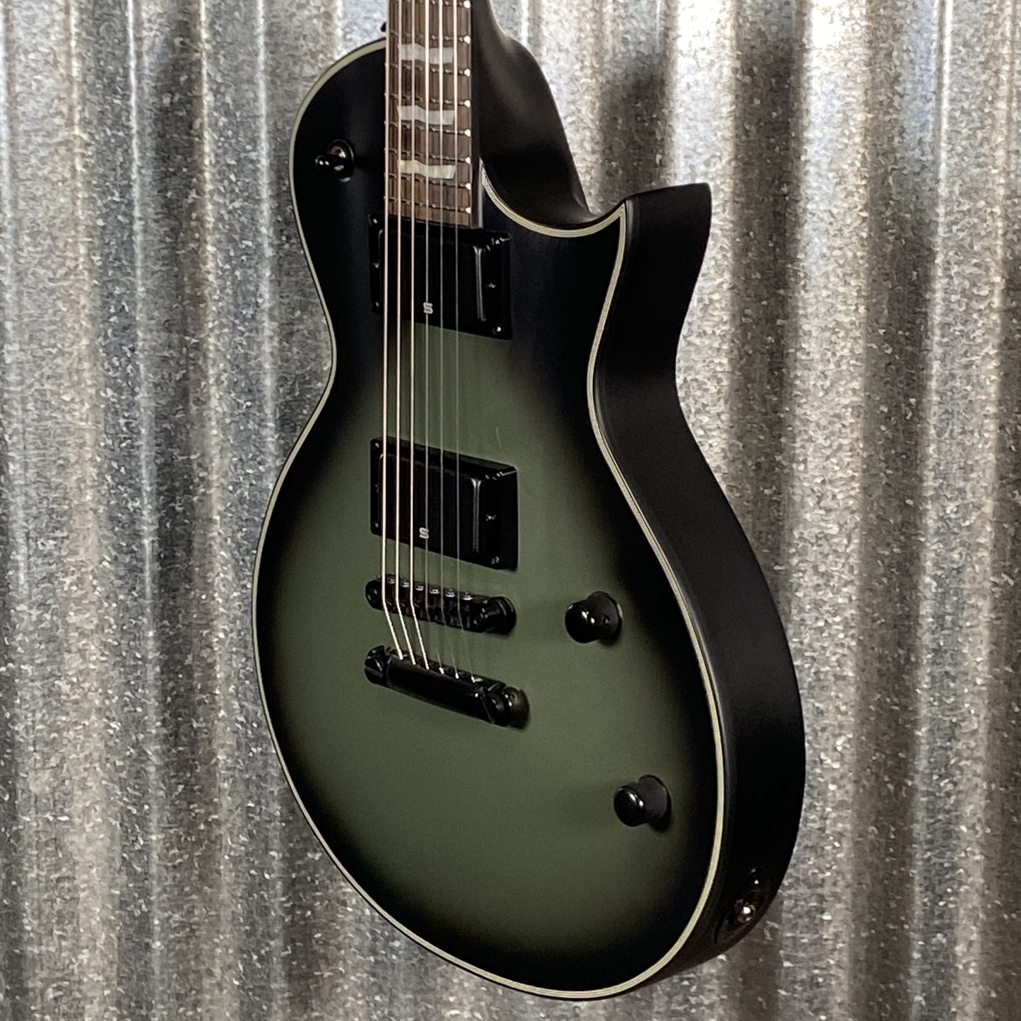 ESP LTD BK-600 Bill Kelliher Military Green Sunburst Satin Seymour Duncan Guitar & Case LBK600MGSBSD #1023 Used