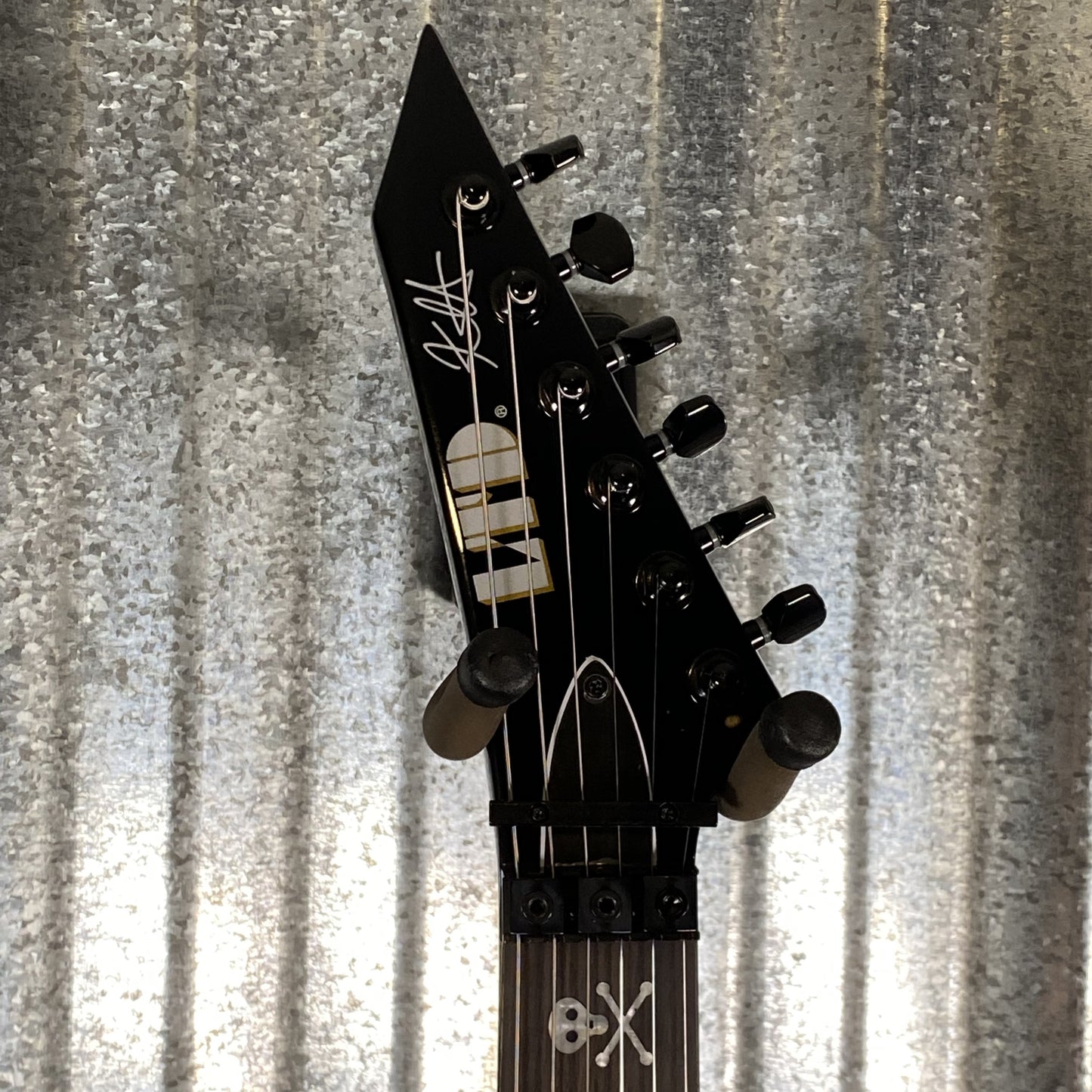 ESP LTD KH-602 Kirk Hammett EMG Black Guitar & Case LKH602 #0280 Used