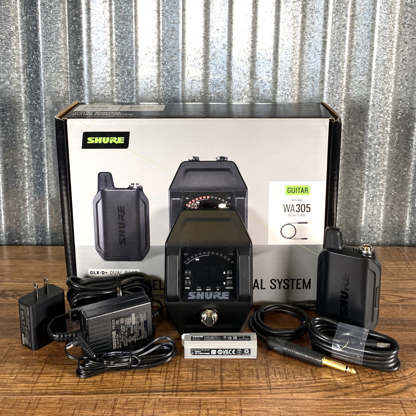 Shure GLXD16+ Plus Digital Wireless Guitar Pedalboard System GLXD16PLUS-Z3