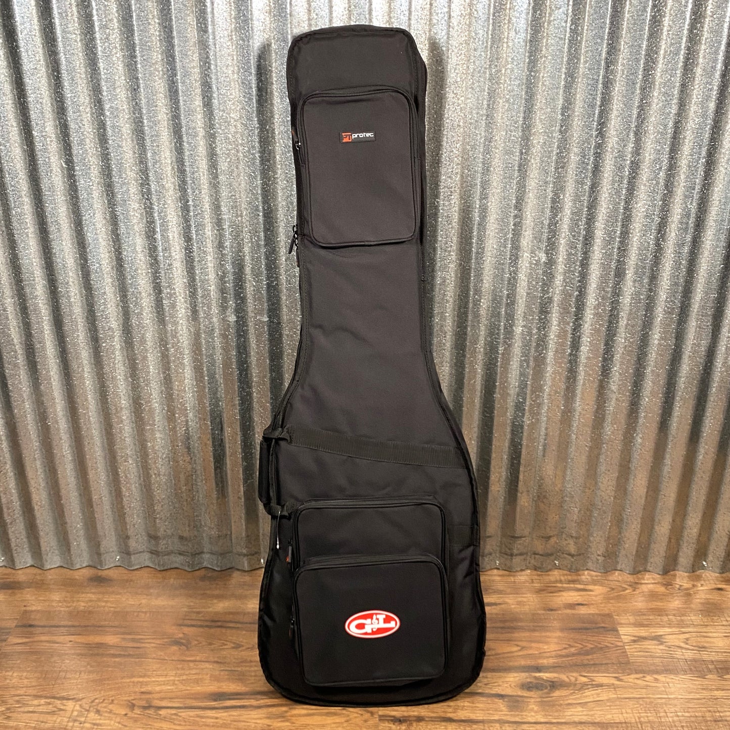 G&L USA Fullerton Deluxe JB MFD 4 String Jazz Bass Silver Metallic & Bag #4081