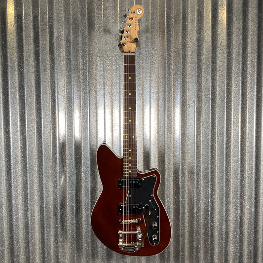 Reverend Jetstream HCB Bigsby Dark Violin Brown Railhammer Guitar #67218