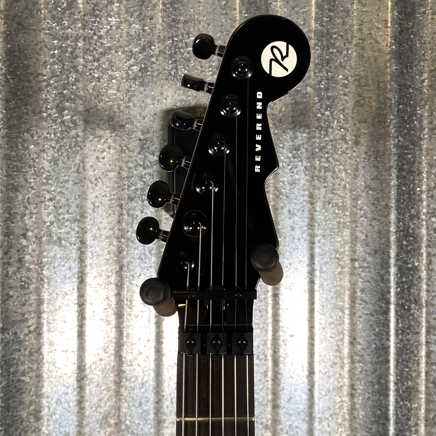 Reverend Kingbolt RA Blackout Edition Midnight Black Railhammer Guitar #66798