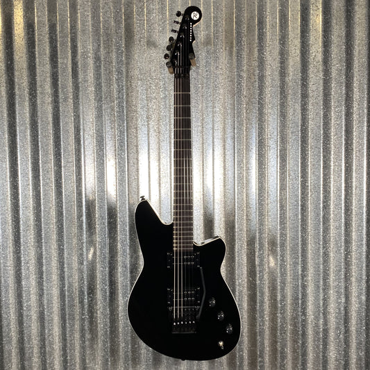 Reverend Kingbolt RA Floyd Blackout Edition Midnight Black Railhammer Guitar #66798