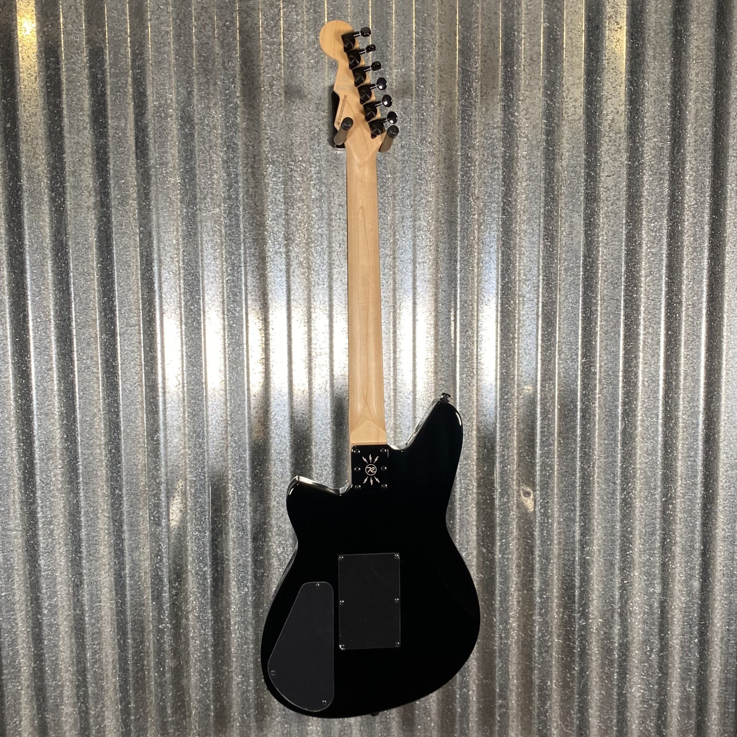 Reverend Kingbolt RA Floyd Blackout Edition Midnight Black Railhammer Guitar #66798