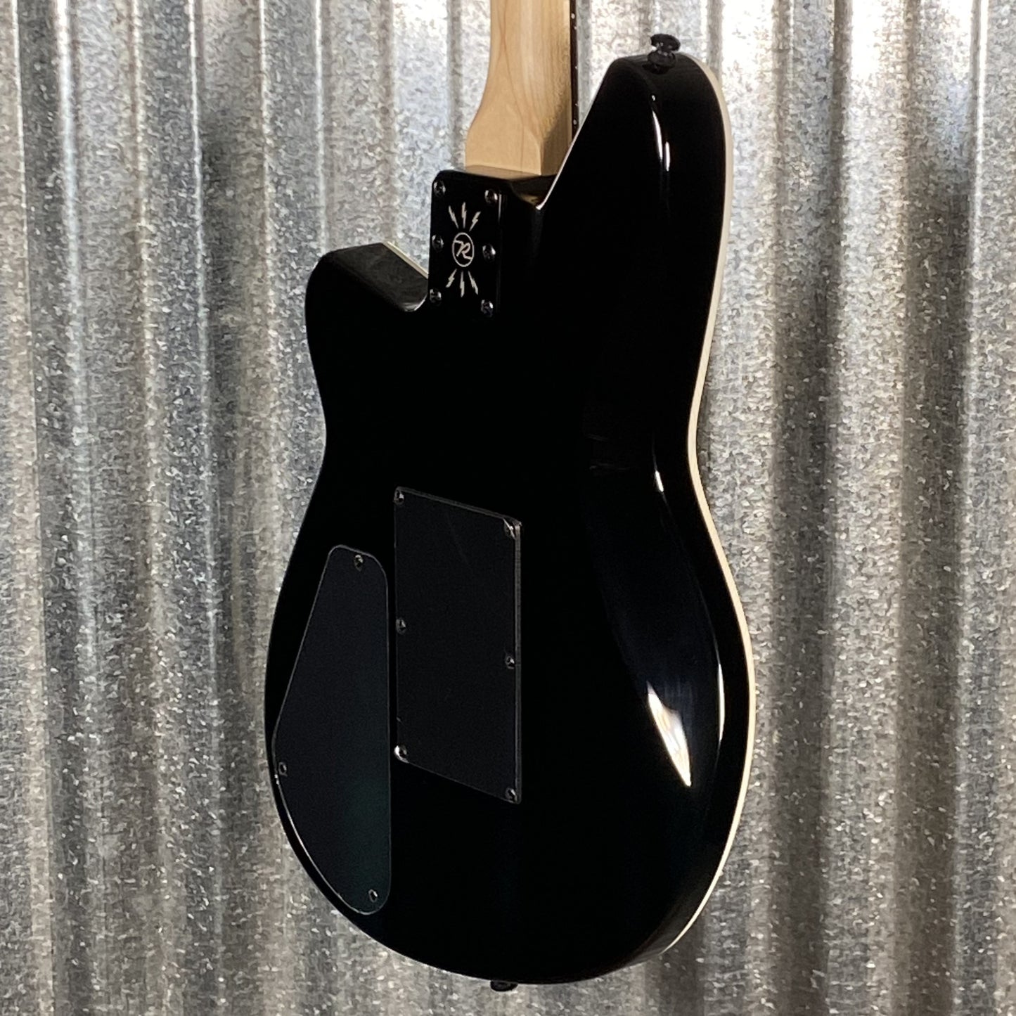 Reverend Kingbolt RA Blackout Edition Midnight Black Railhammer Guitar #66798