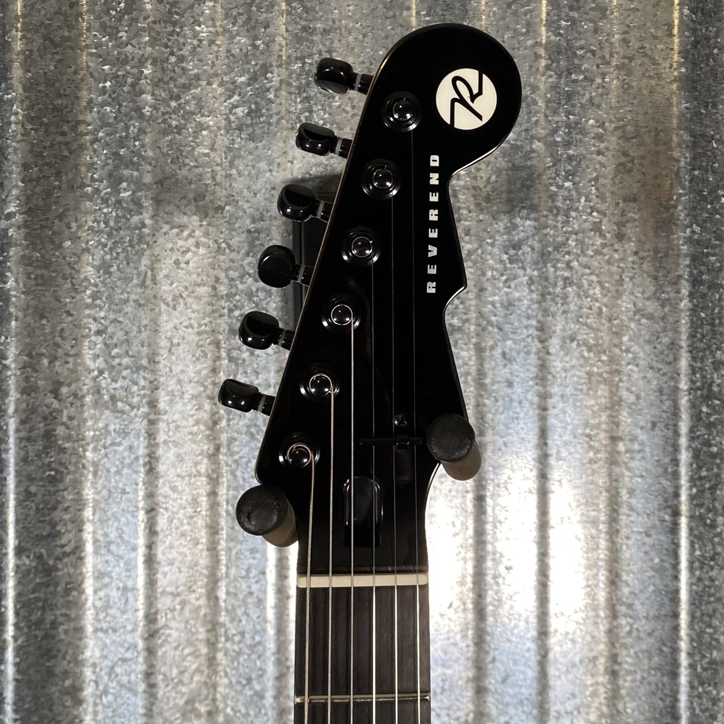 Reverend Charger RA Blackout Edition Midnight Black Railhammer Guitar #66778