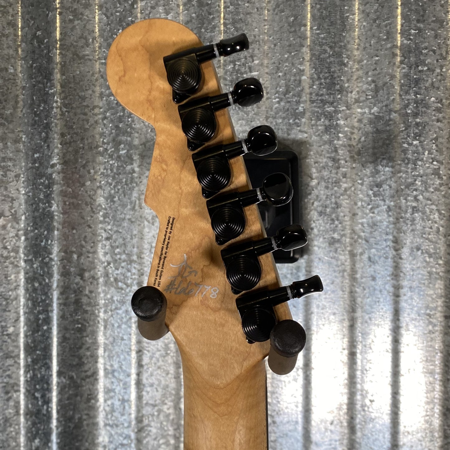 Reverend Charger RA Blackout Edition Midnight Black Railhammer Guitar #66778