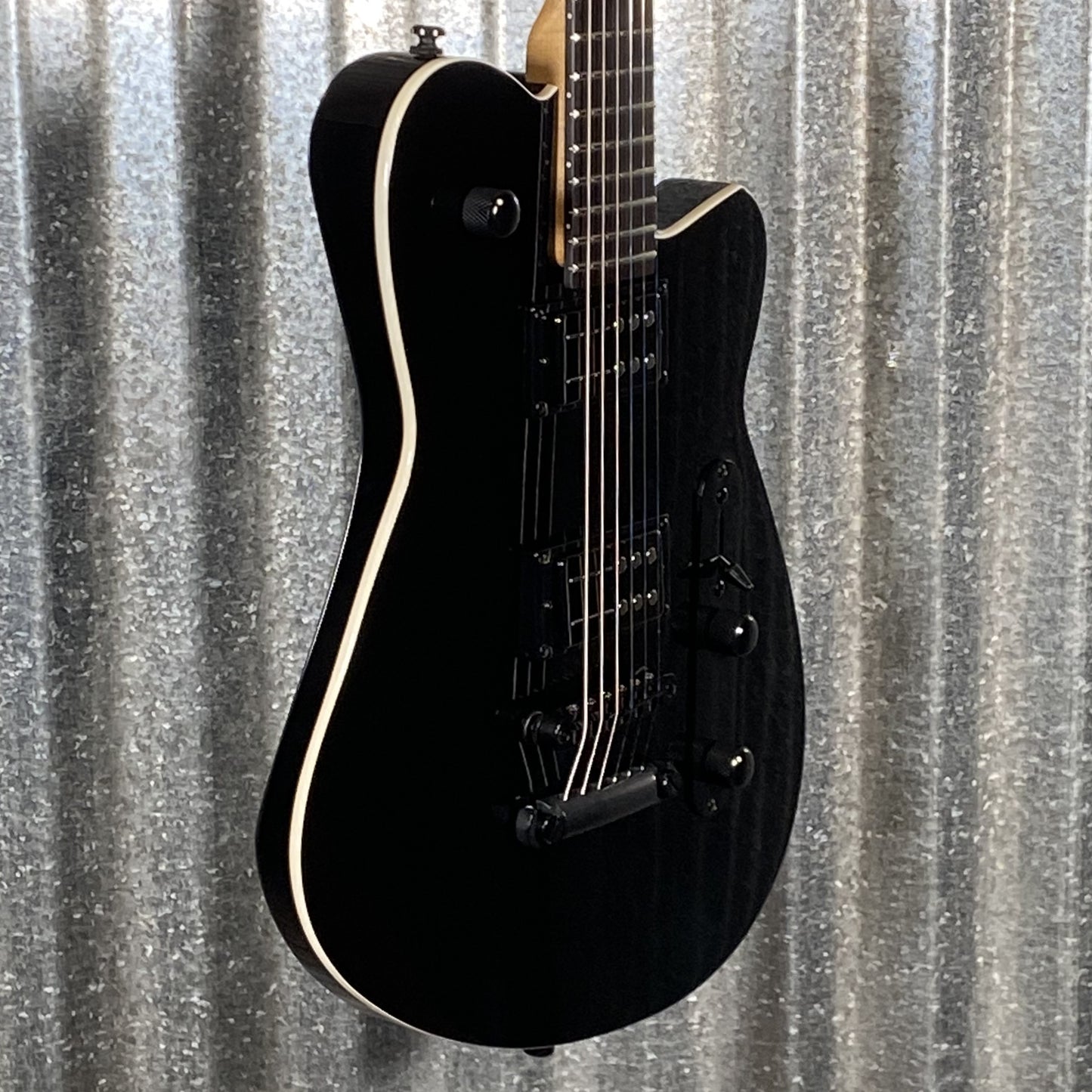 Reverend Charger RA Blackout Edition Midnight Black Railhammer Guitar #66778