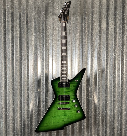 Westcreek Guitars Revenge Explorer Style Transparent Green #0087 Used