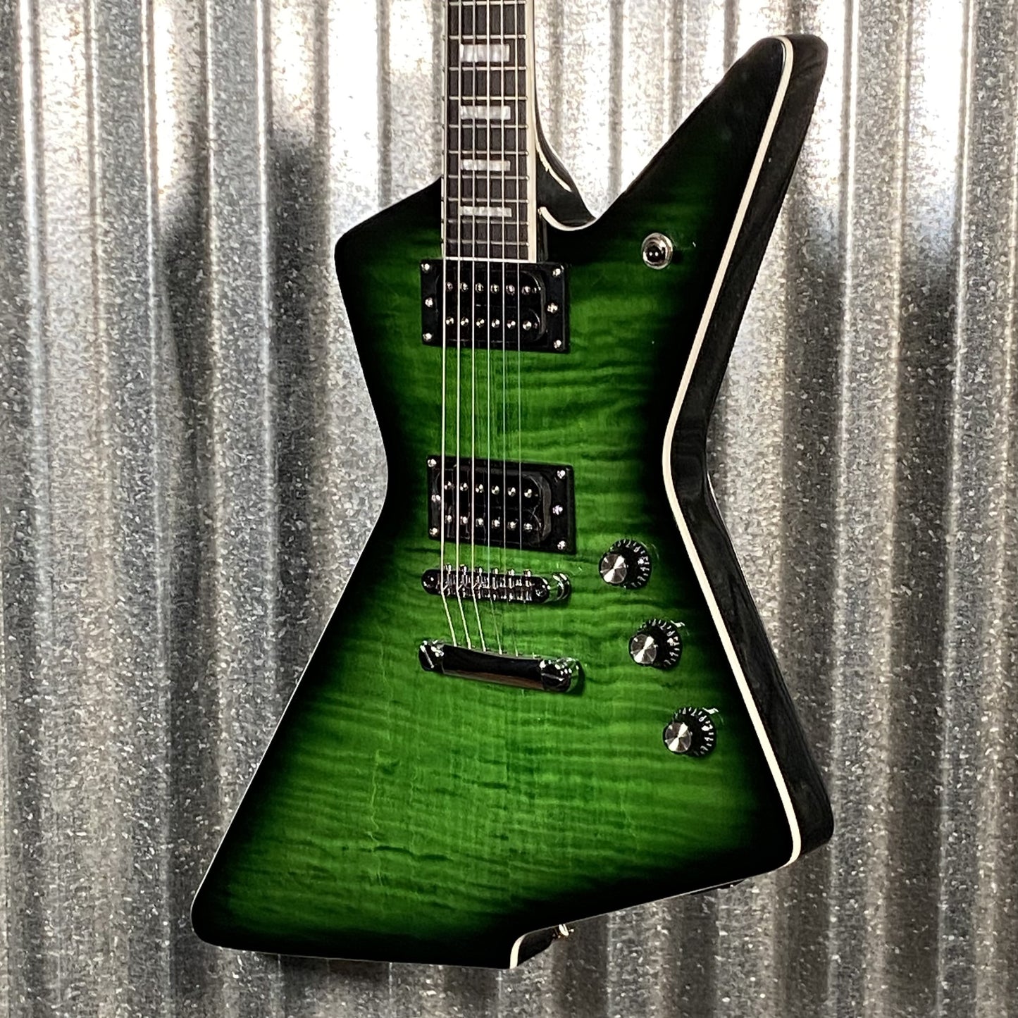 Westcreek Guitars Revenge Explorer Style Transparent Green #0087 Used