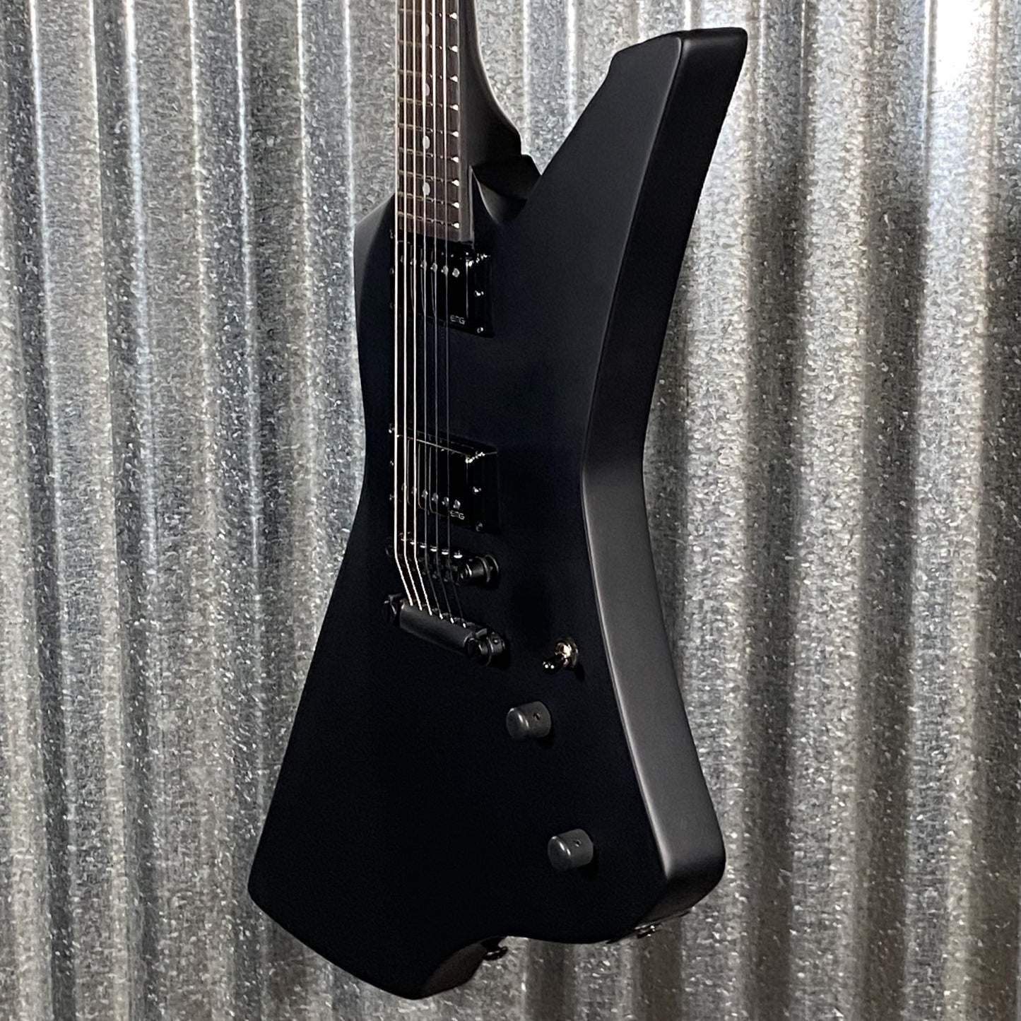 ESP LTD Snakebyte James Hetfield Black Satin EMG Guitar & Case LSNAKEBYTEBLKS #0438 Used