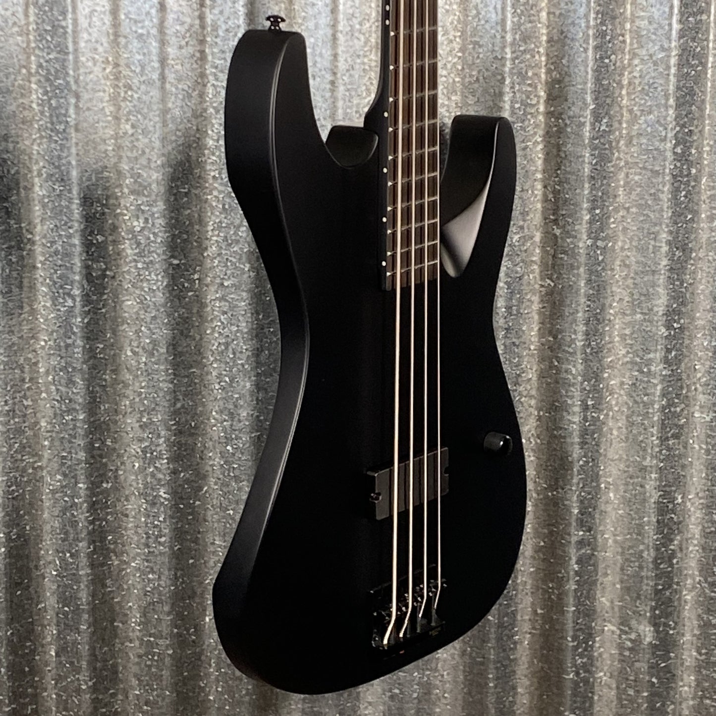 ESP LTD M-4 Black Metal Black Satin 4 String Bass LM4BKMBLKS #2225 Used