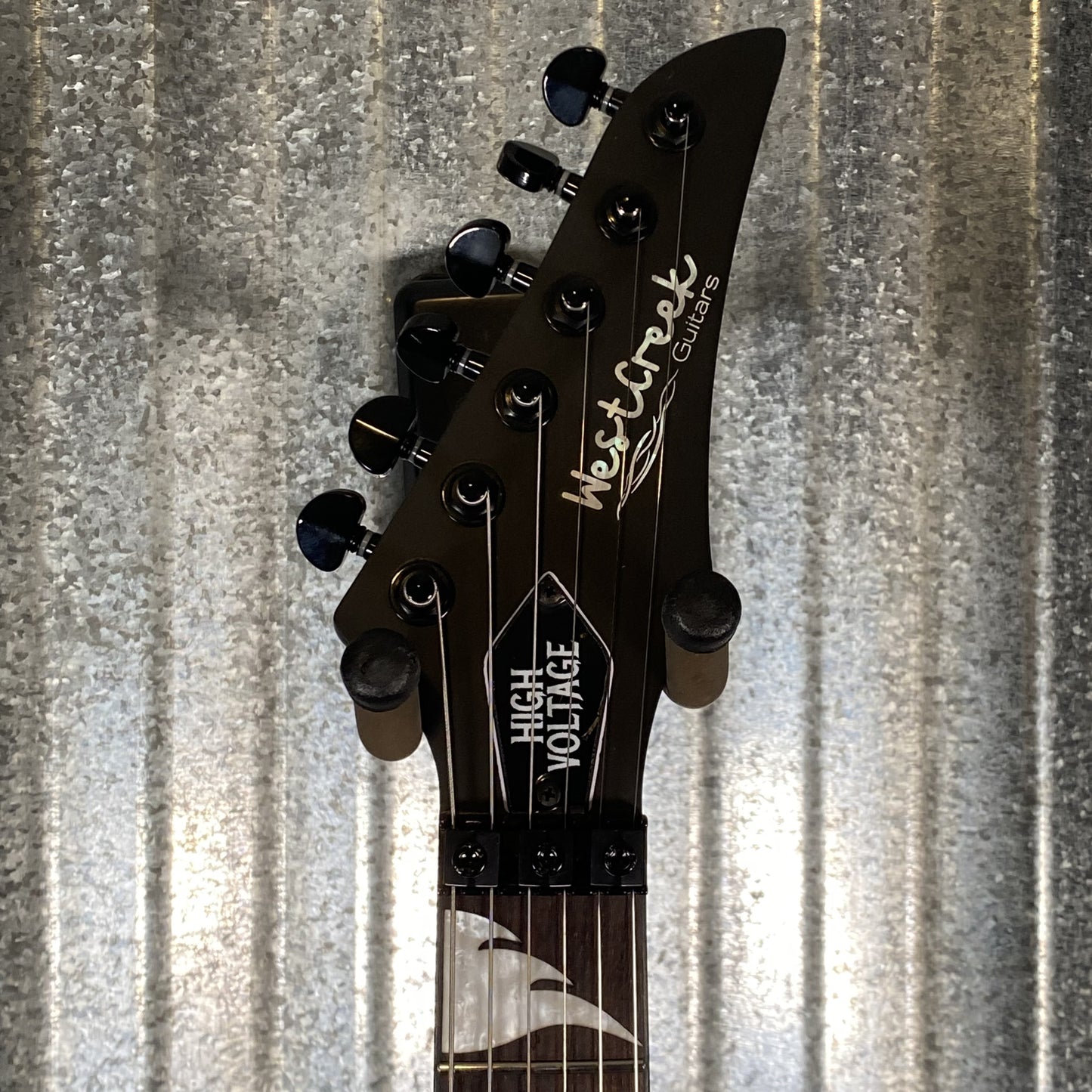 Westcreek Guitars High Voltage FR Floyd Rose Black #0043 Used