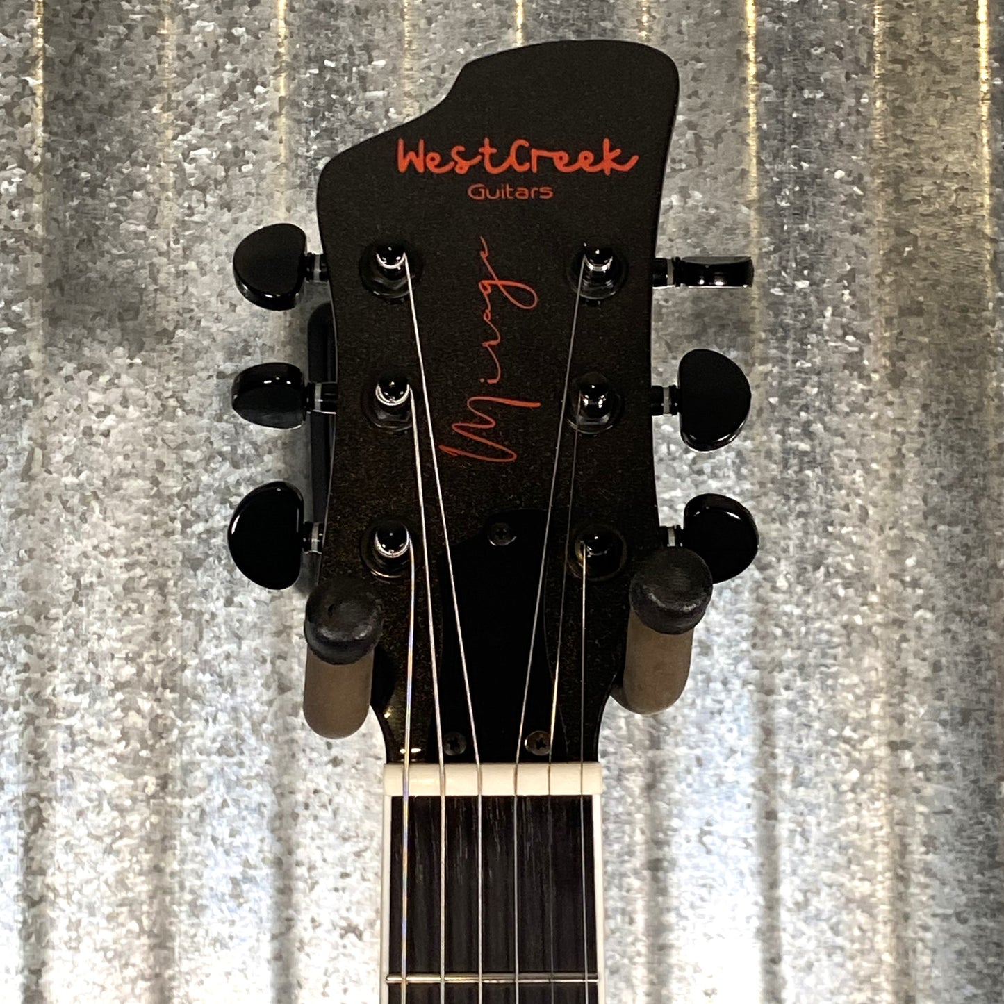 Westcreek Guitars Mirage T Bird Style Dual Humbucker Black #0025 Used