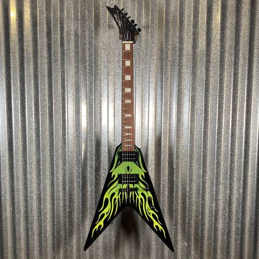 Westcreek Guitars Cerberus CB-2 V Hot Green Flame #0011 Used