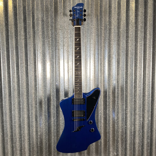 Westcreek Guitars Mirage T Bird Style Dual Humbucker Guitar Blue #0063 Used