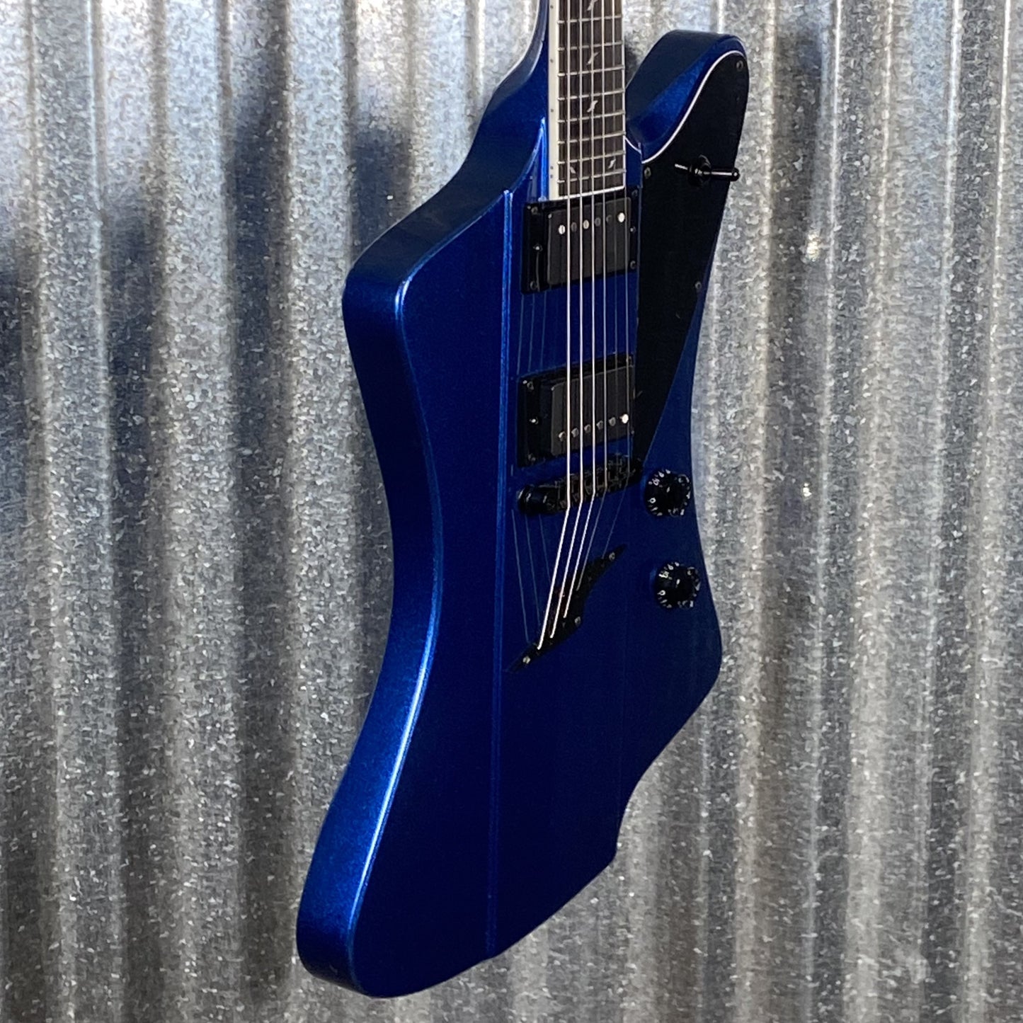 Westcreek Guitars Mirage T Bird Style Dual Humbucker Guitar Blue #0063 Used