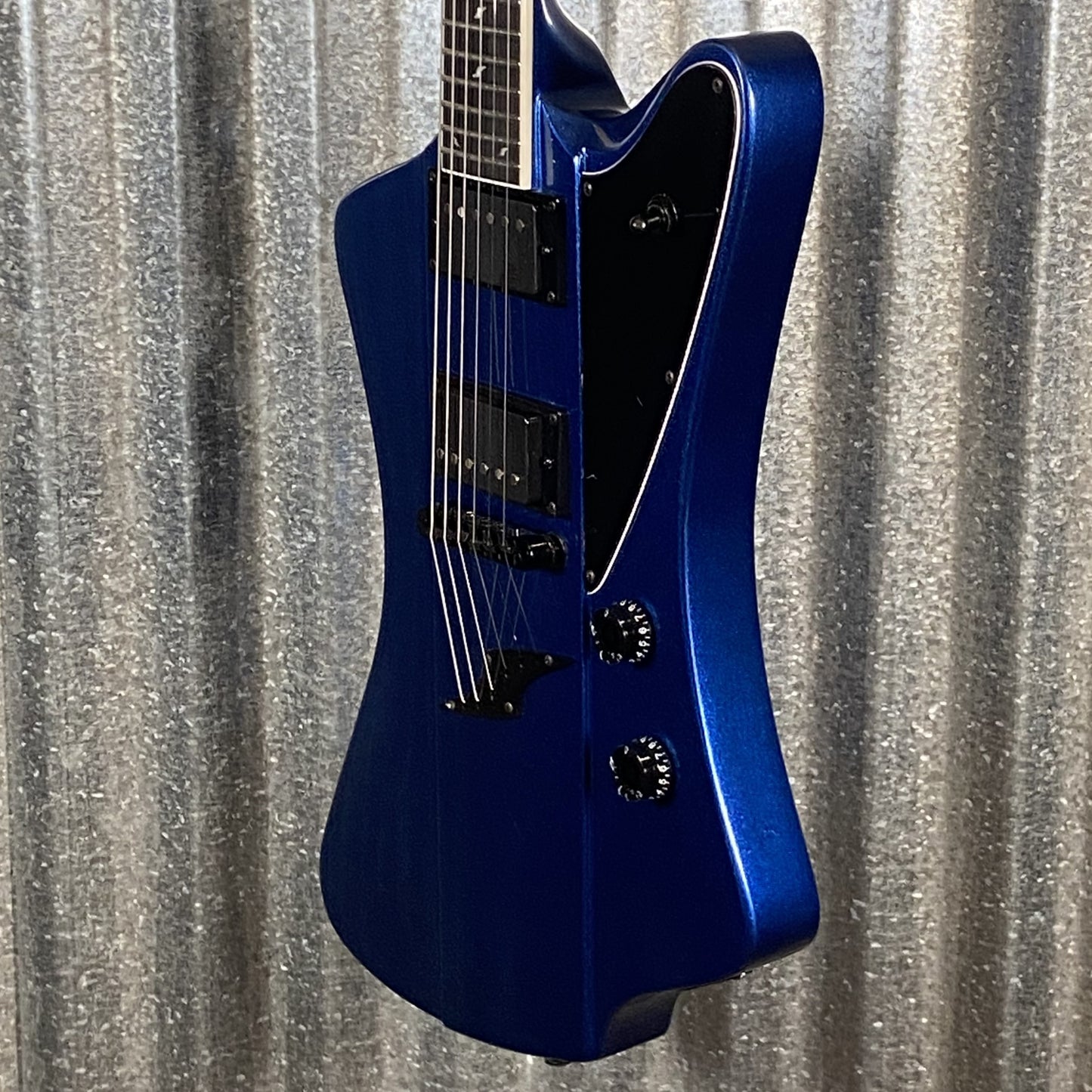 Westcreek Guitars Mirage T Bird Style Dual Humbucker Guitar Blue #0063 Used