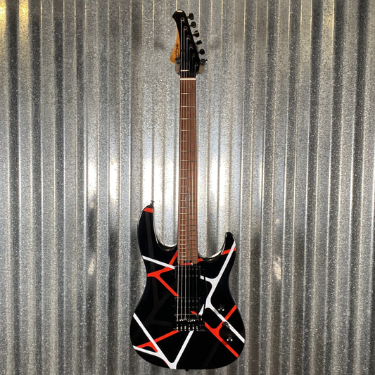 Westcreek Guitars JX-50 HH Strat Style Red White Stripe #0030 Used