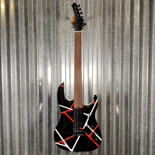 Westcreek Guitars JX-50 HH Strat Style Red White Stripe #0283 Used