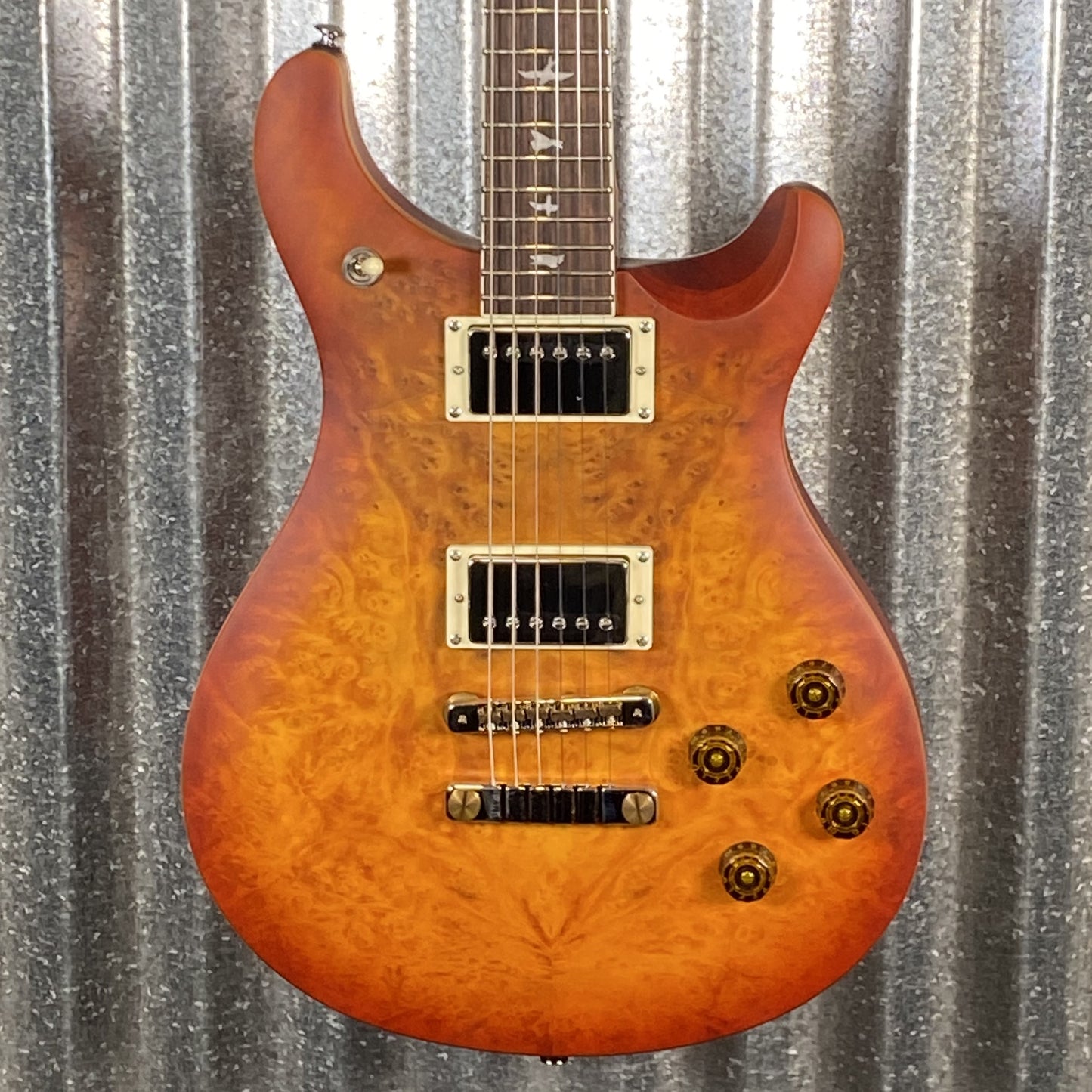 PRS Paul Reed Smith SE Exotic McCarty 594 Laurel Burl Vintage Sunburst Guitar & Bag #6693