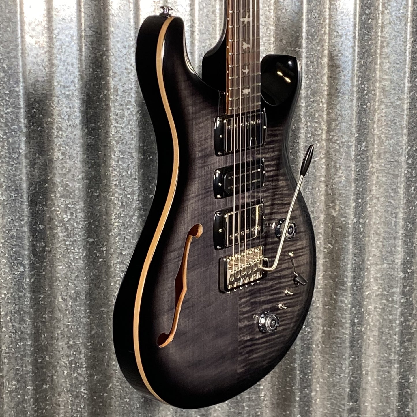 PRS Paul Reed Smith SE Special Semi Hollow Charcoal Burst Guitar & Bag #5193