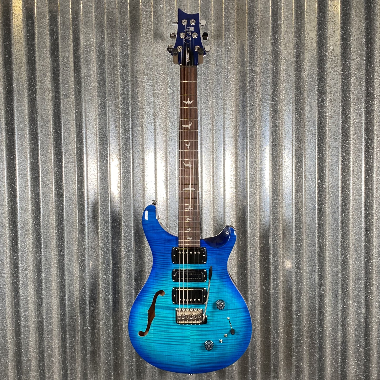 PRS Paul Reed Smith SE Special Semi Hollow Lake Blue Guitar & Bag #0214