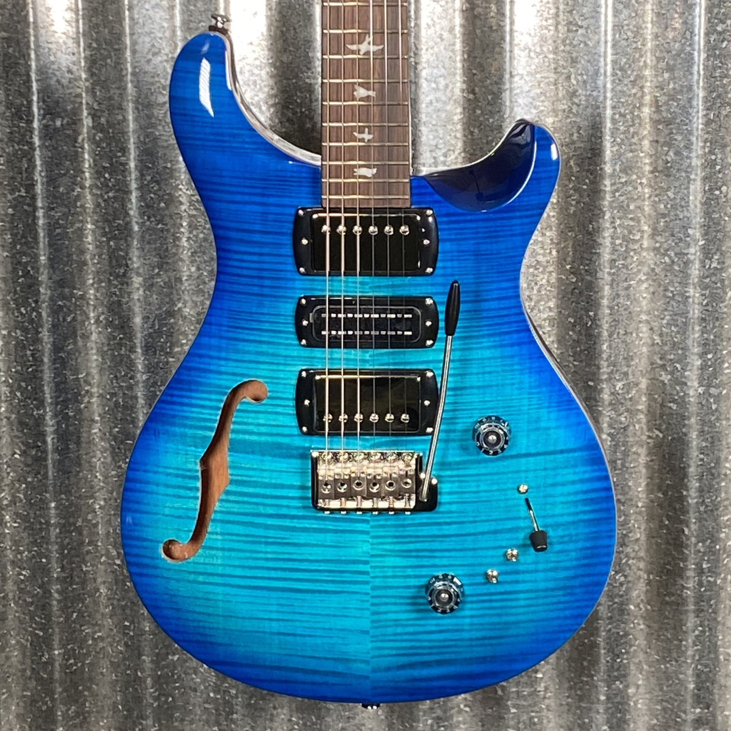 PRS Paul Reed Smith SE Special Semi Hollow Lake Blue Guitar & Bag #0214