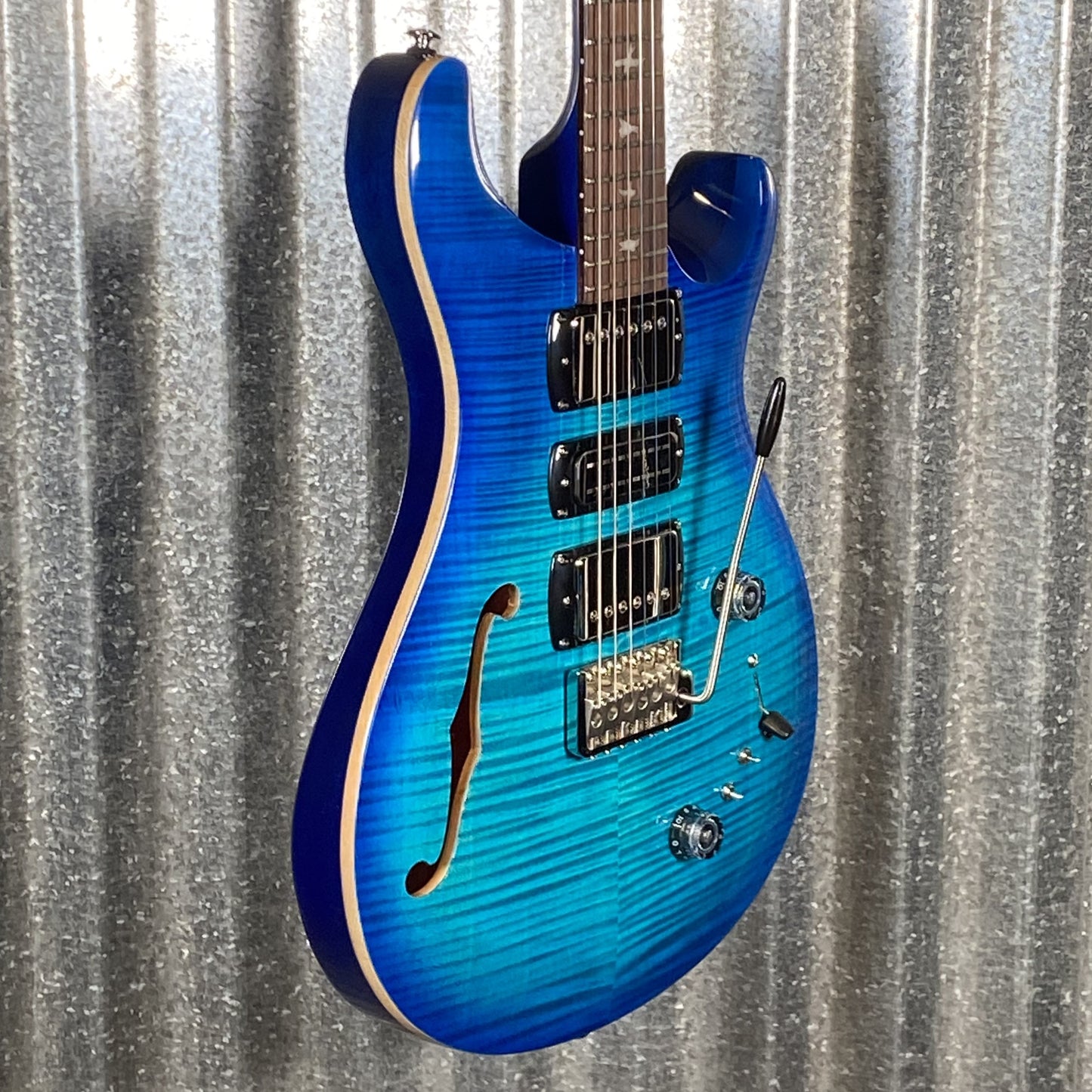 PRS Paul Reed Smith SE Special Semi Hollow Lake Blue Guitar & Bag #0214