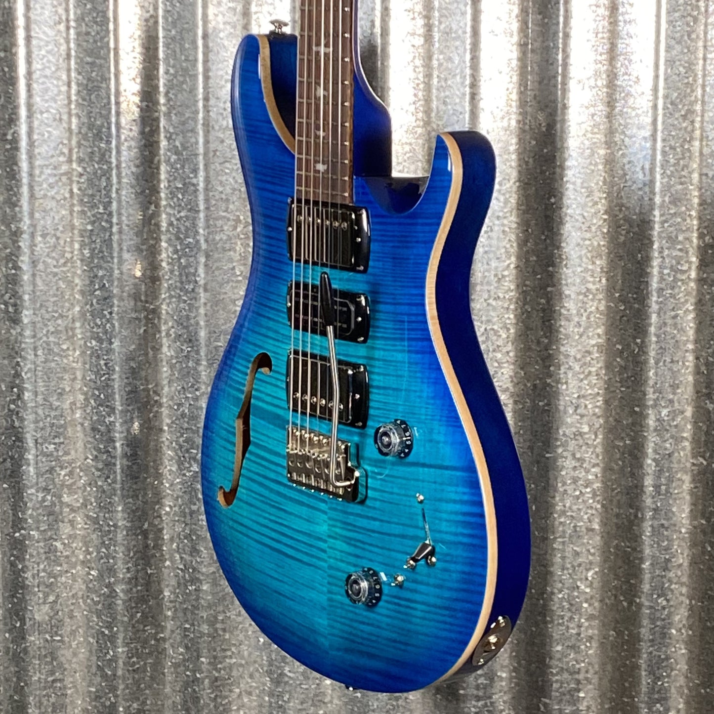 PRS Paul Reed Smith SE Special Semi Hollow Lake Blue Guitar & Bag #0214